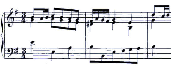 J.S. Bach English Suite No. 5 Sarabande