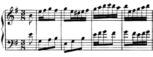 J.S. Bach English Suite No. 5 Passpied