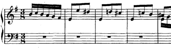 J.S. Bach English Suite No. 5 Gigue