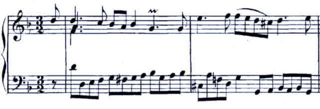 J.S. Bach English Suite No. 6 Courante