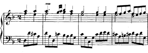 J.S. Bach English Suite No. 6 Gavotte