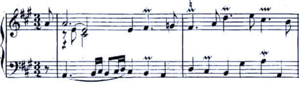 J.S. Bach English Suite No. 1 4. Courante Ⅱ avec deux Doubles