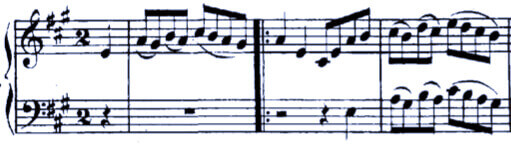 J.S. Bach English Suite No. 1 6. Bourrée Ⅰ-Ⅱ