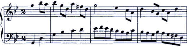 J.S. Bach English Suite No. 3 Gavotte 