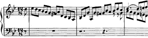 J.S. Bach English Suite No. 3 Gigue