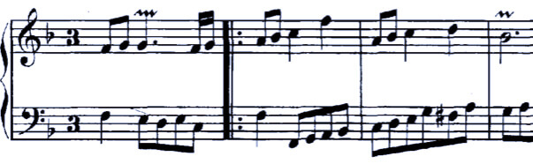 J.S. Bach English Suite No. 4 Menuet