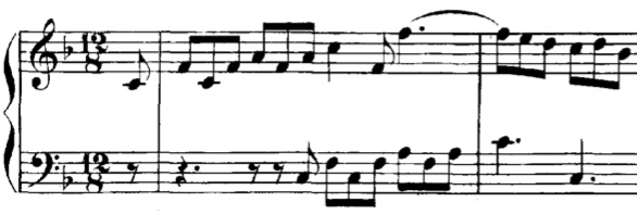 J.S. Bach English Suite No. 4 Gigue