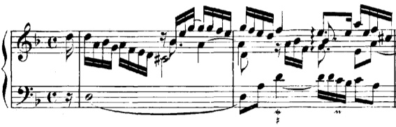 Bach French Suite No. 1 Allemande