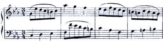Bach French Suite No. 2 Menuet