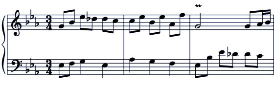 Bach French Suite No. 4 Menuet