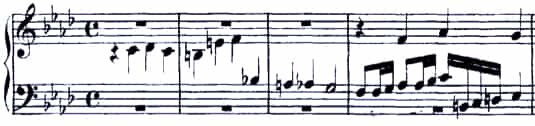 Bach Fugue No. 12 BWV 857