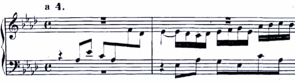 Bach Fugue No. 17 BWV 862