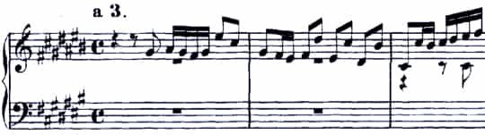 Bach Fugue No. 3 BWV 848