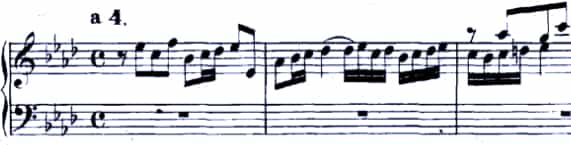 Bach BWV 886 Fugue