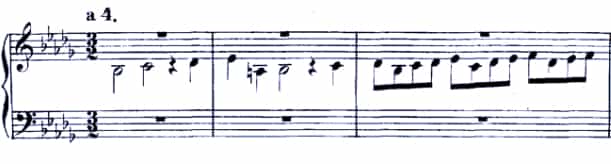 Bach BWV 891 Fugue