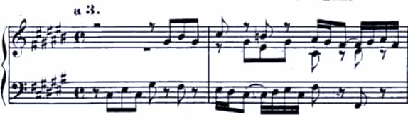Bach BWV 872 Fugue