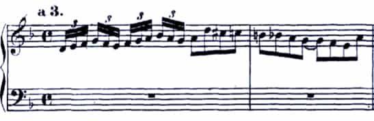Bach BWV 875 Fugue