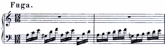 Bach Prelude and Fugue BWV 894 Fugue