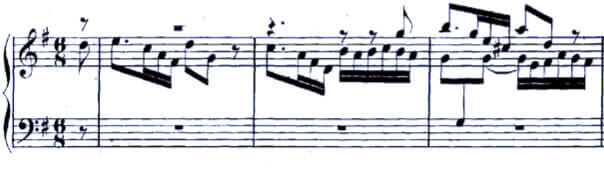 Bach Partita No. 5 Gigue