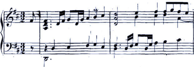 Bach Partita No. 4 Courante