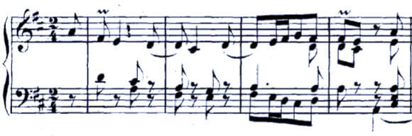 Bach Partita No. 4 Aria