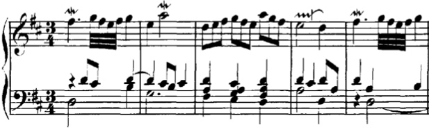 Bach Partita No. 4 Menuet