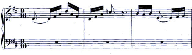 Bach Partita No. 4 Gigue