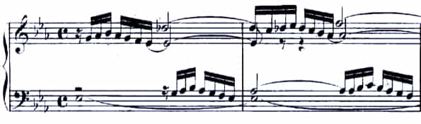 Bach Prelude No. 7 BWV 852