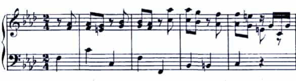 Bach BWV 881 Prelude