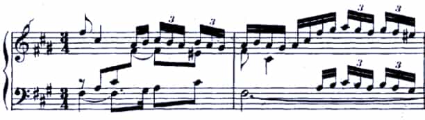 Bach BWV 883 Prelude