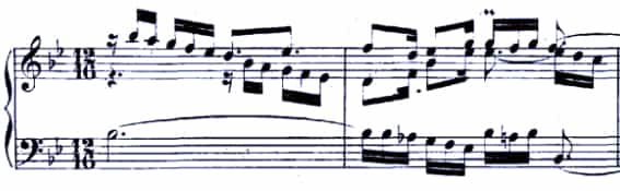 Bach BWV 890 Prelude
