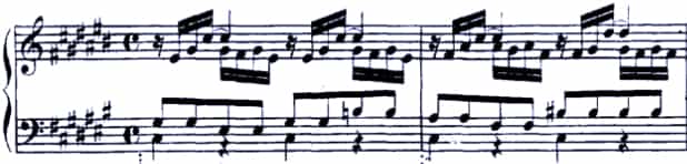 Bach BWV 872 Prelude
