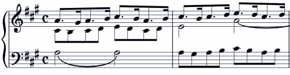 Bach Prelude and Fugue BWV 896 Prelude