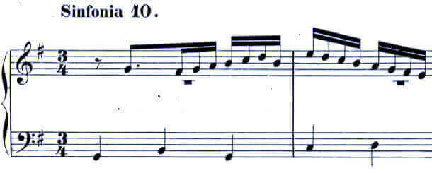 J.S. Bach Sinfonia No. 10