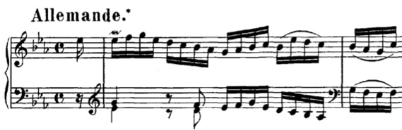 Bach Suite 819 Allemande