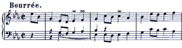 Bach Suite 819 Bourree