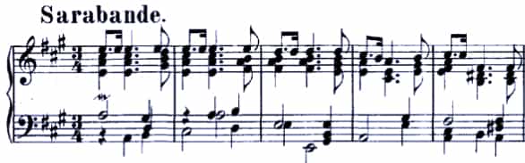 Bach Suite 832 Sarabande