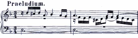 Bach BWV 899 Prelude