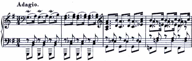 Bach Adagio BWV 968