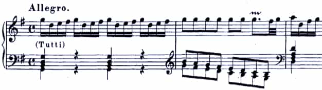 Bach Concerto BWV 973 mov. 3