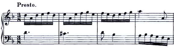 Bach Concerto BWV 974 mov. 3