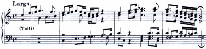 Bach Concerto BWV 976 mov. 2