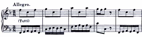 Bach Concerto BWV 978 mov. 3