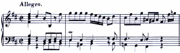Bach Concerto BWV 979 mov. 6