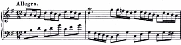 Bach Concerto BWV 986 mov. 3
