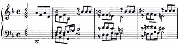 Bach Concerto BWV 987 mov. 1
