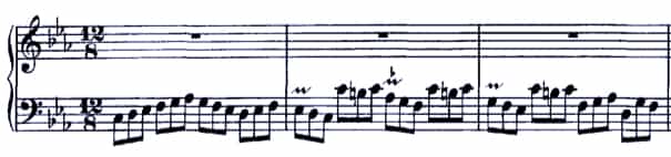 Bach Fughetta BWV 961