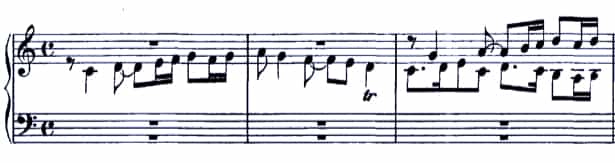 Bach Fugue BWV 946