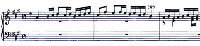 Bach Fugue BWV 950