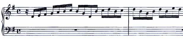 Bach Fugue BWV 957